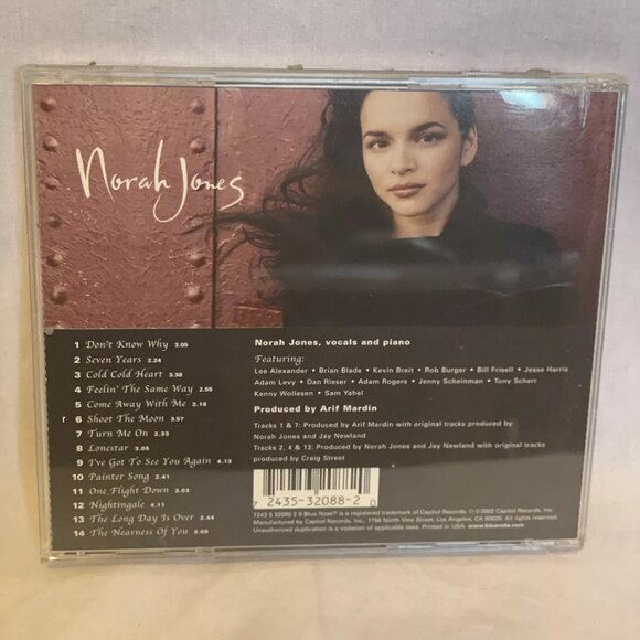 Come Away with Me by Norah Jones (CD, 2002) - One flight down skips. Jazz - Picture 2 of 3